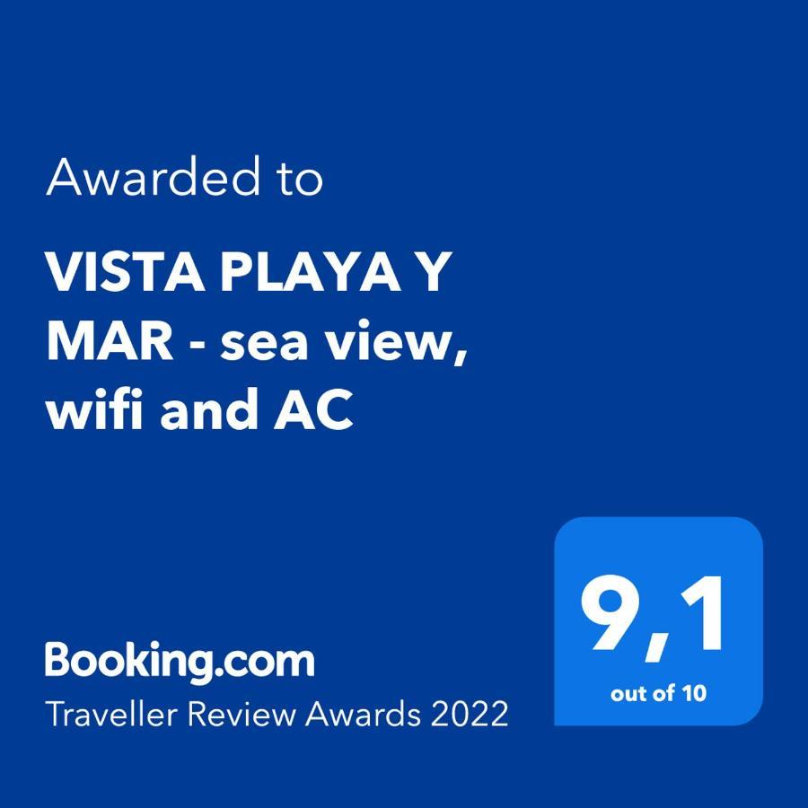 Vista Playa Y Mar - Sea View, Wifi And Ac Apartment Melenara Bagian luar foto